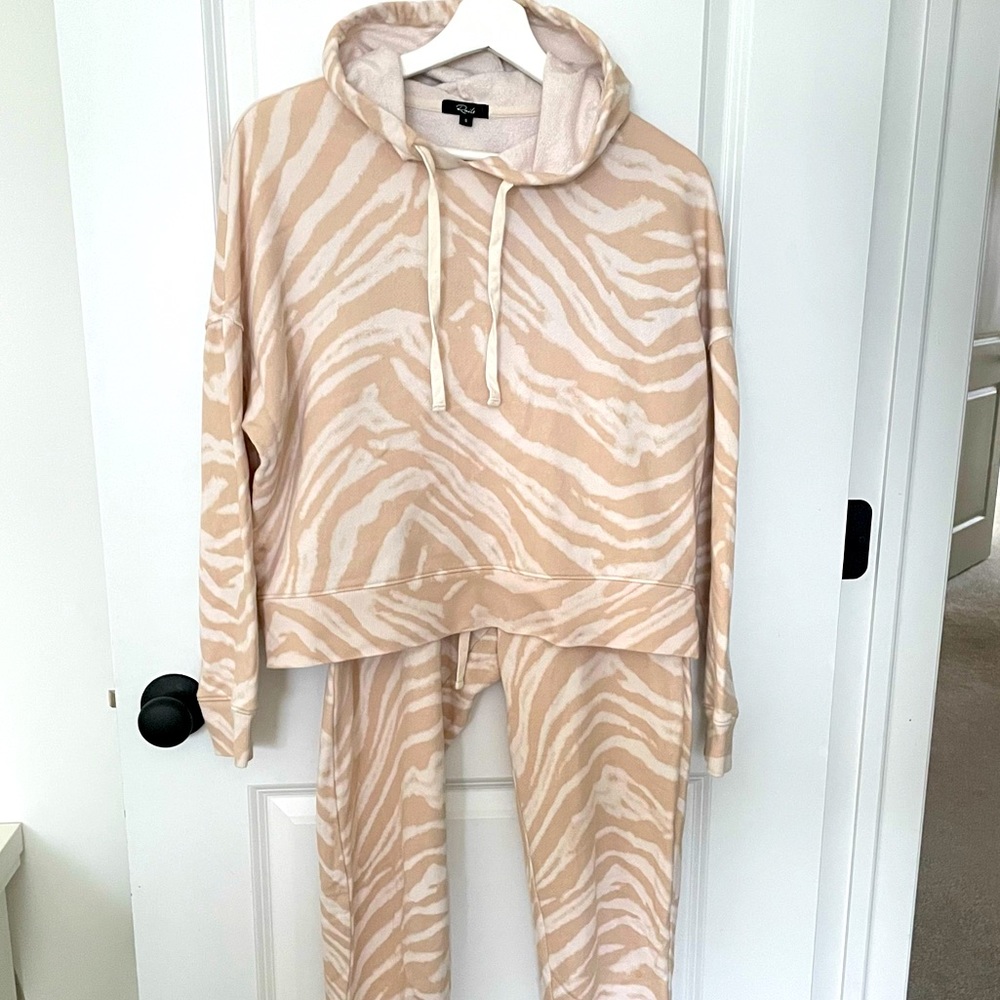 RAILS women’s small sweatsuit Theo Zebra pattern unworn